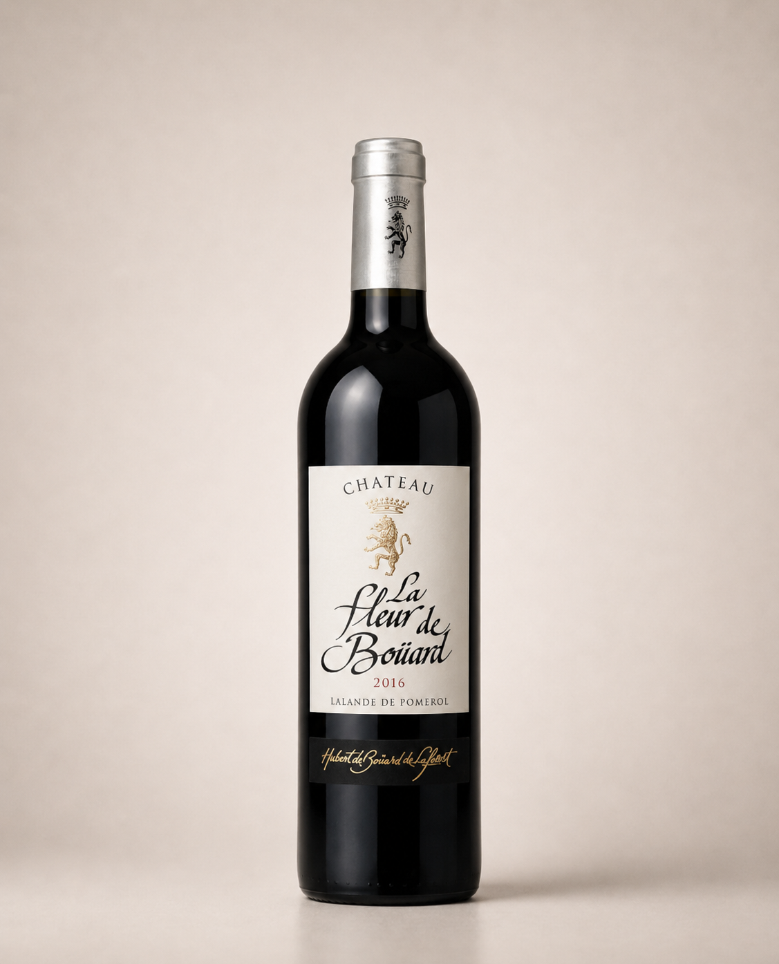 Botella de La Fleur de Bouard 2016 — Lalande-de-Pomerol Hubert de Bouard — Tinto Merlot