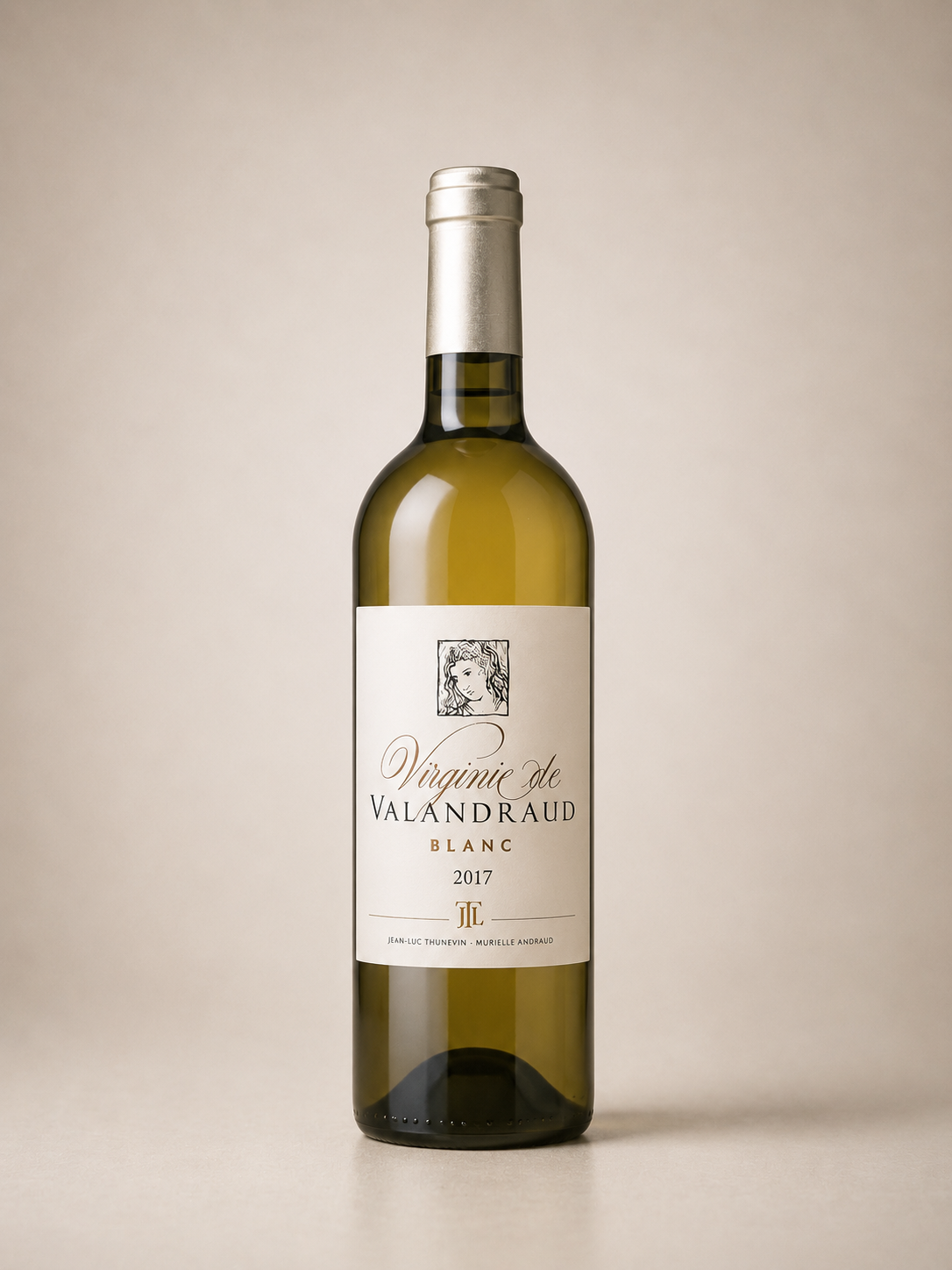 Botella de Virginie de Valandraud Blanc 2017 — Saint-Émilion Grand Cru Burdeos — Blanco Sauvignon Blanc