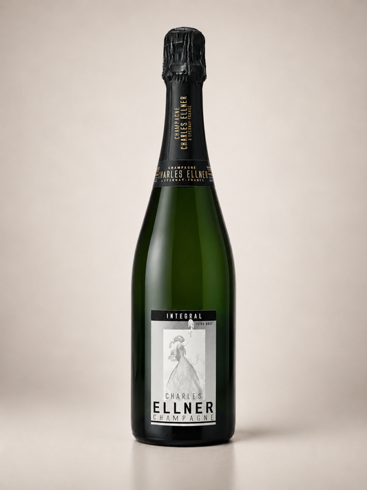 Botella de Charles Ellner Brut Intégral — Champagne sin dosage — Espumoso