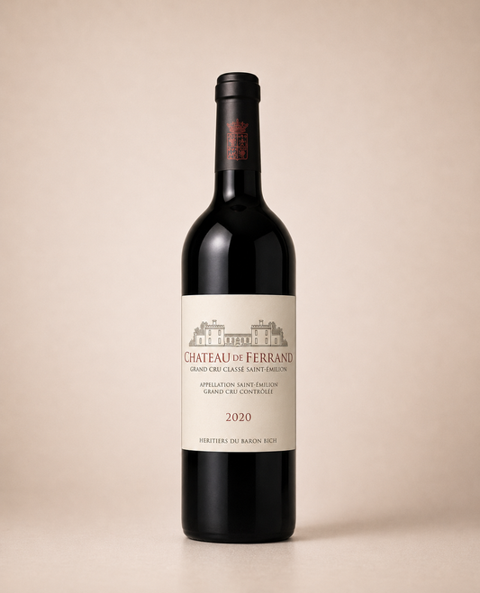 Botella de Château De Ferrand 2020 — Saint-Émilion Grand Cru Burdeos — Tinto Merlot
