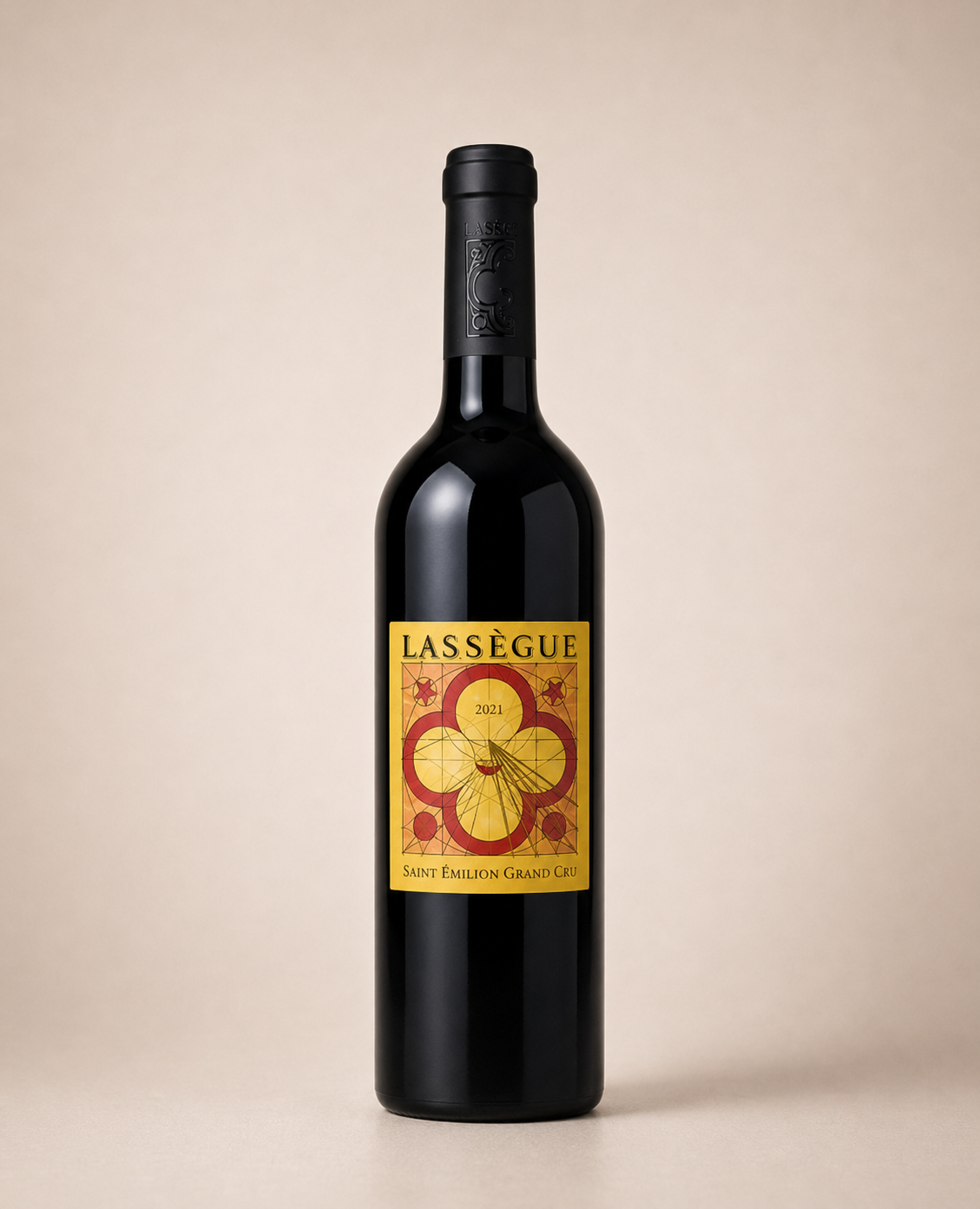 Botella de Château Lassègue 2021 — Saint-Émilion Grand Cru Burdeos — Tinto Merlot