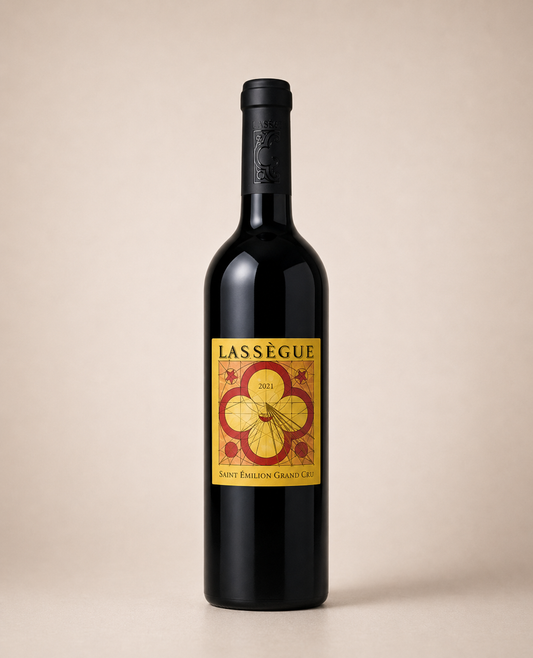 Botella de Château Lassègue 2021 — Saint-Émilion Grand Cru Burdeos — Tinto Merlot