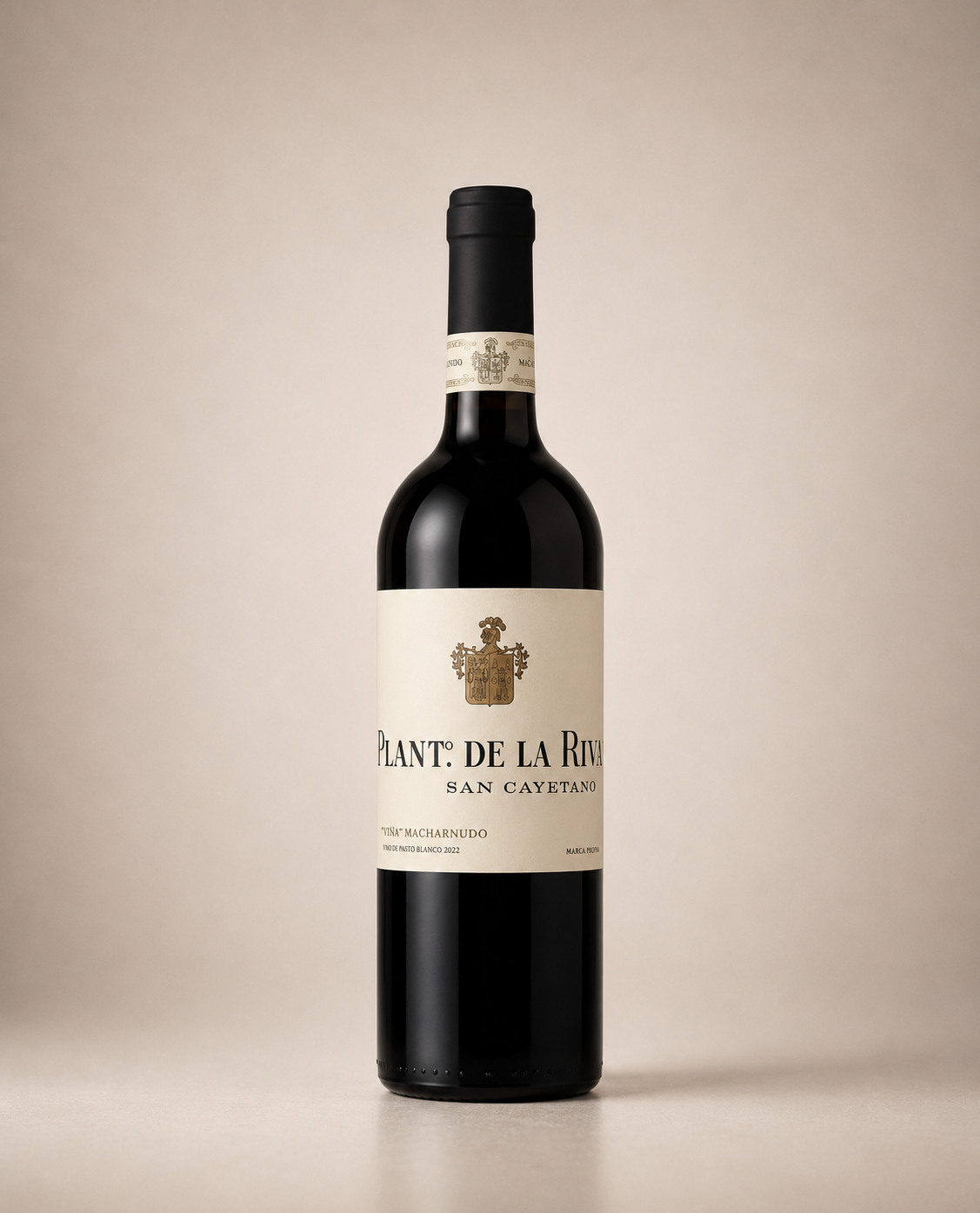 Botella de San Cayetano 2022 Willy Pérez — Jerez Macharnudo Vino de Pasto 98 puntos Anson — Blanco