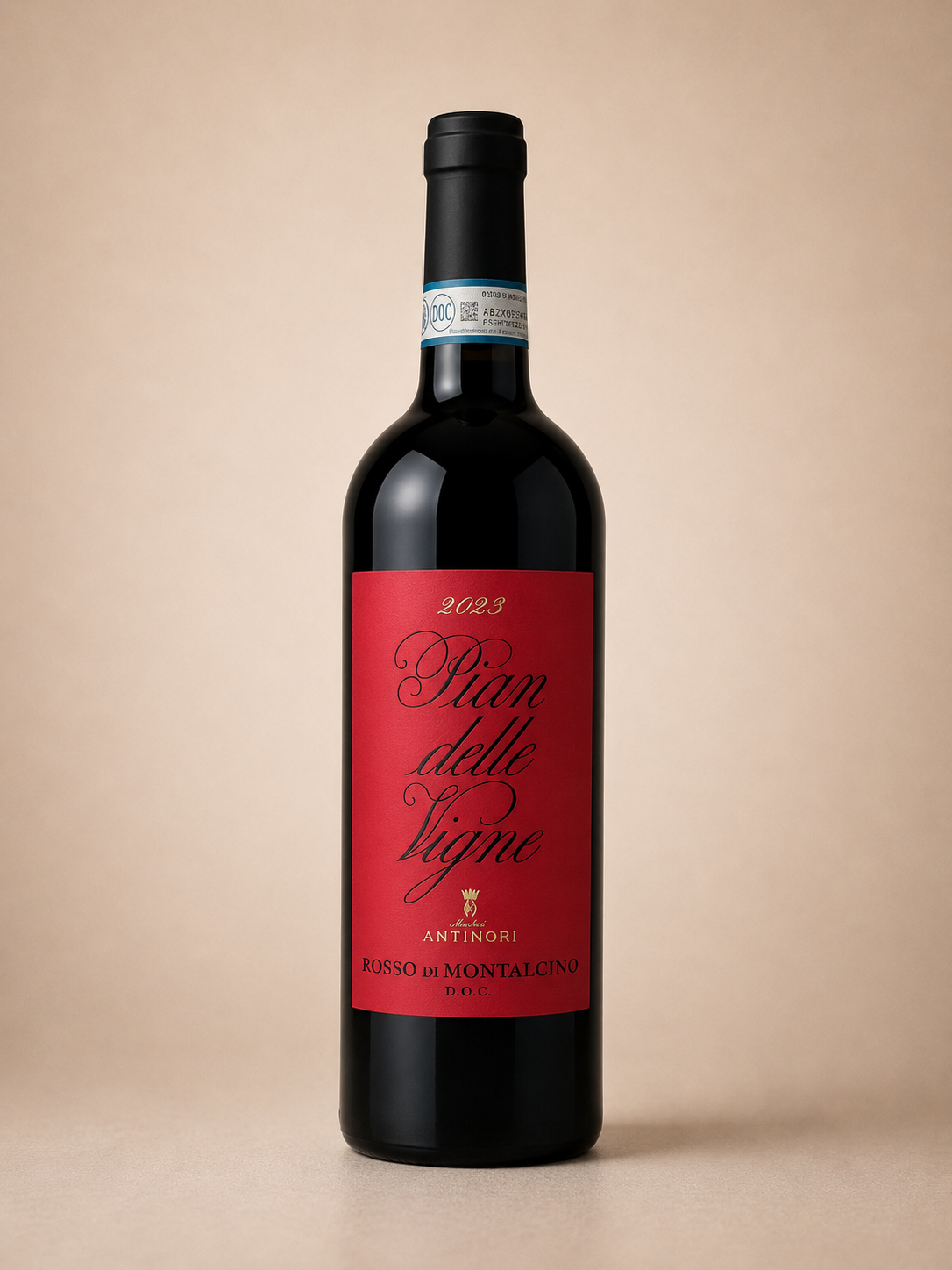 Botella de Pian delle Vigne Rosso di Montalcino 2023 — Montalcino Antinori Italia — Tinto Sangiovese