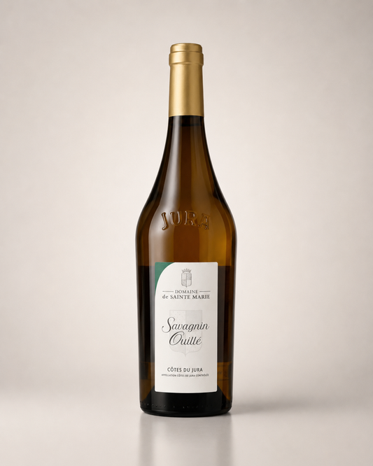 Botella de Savagnin Ouillé 2022 — Côtes du Jura Francia — Blanco sin oxidación